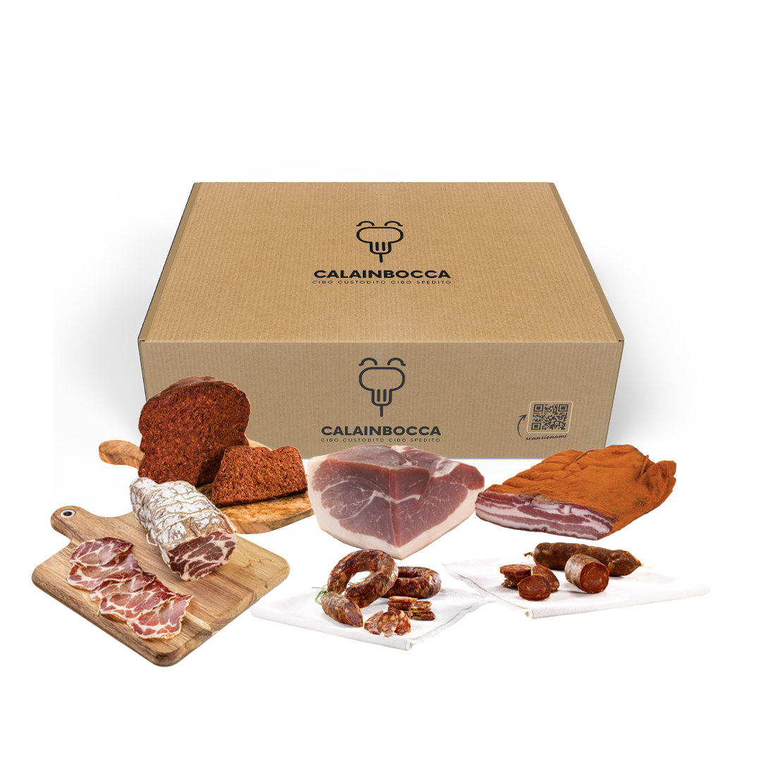 Box di Salumi calabresi artigianali con prodotti tipici locali