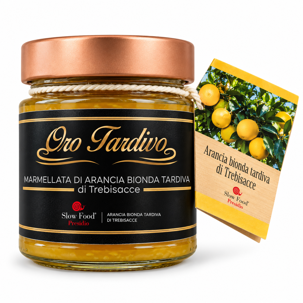 Marmellata di Arancia Bionda Tardiva di Trebisacce Presidio Slow Food 260 gr